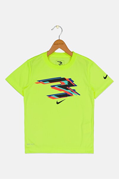 Nike 3Brand by Russell Wilson Toddlers Boy Short Sleeve Outdoor T-shirt, Lime...