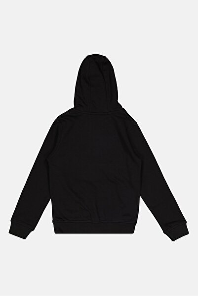 Ellesse Kids Boy 2 Pieces Brand Logo Hoodie And Jogger Pants Set, Black