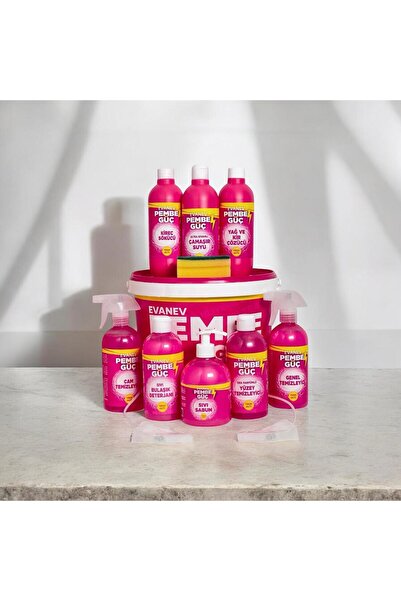 PEMBE GÜÇ Dore Temizlik Kovası