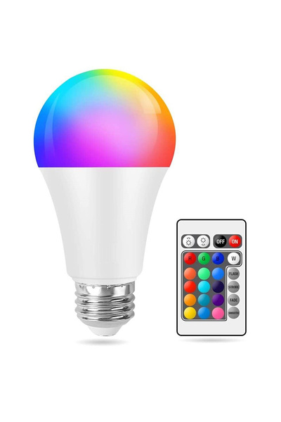 Neovista 9w Rgb Led Ampul Renk Değiştiren Uzaktan Kumandalı Dim Edilebilir