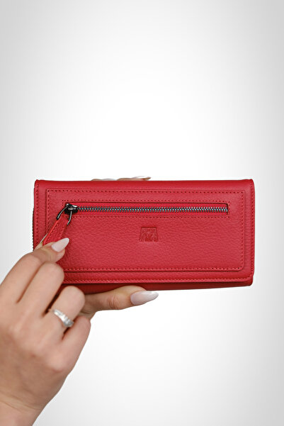 MFT Leather Design Жіночий гаманець із справжньої шкіри на блискавці | Kuvars...