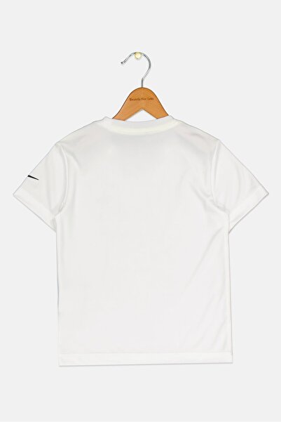 Nike 3Brand by Russell Wilson Kids Boy Sportswear Fit Short Sleeves Outdoor T-Shirt, White