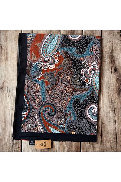 Aker Şal negru Aker Soft Touch 001