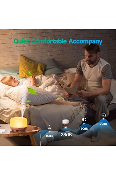 COOYA Essential Oil Diffusers, 500ml Aromatherapy Oil Diffuser with Cool Mist