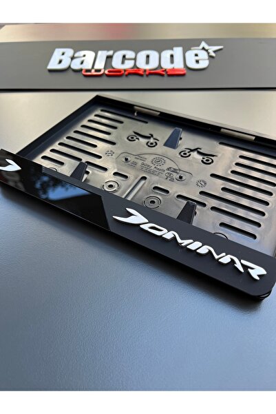 Barcode Works Dominar Motorsiklet Plakalık Mat Atrasit 3D Model