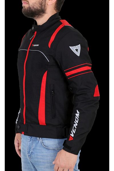 VENOM Jacket Spin Black Red