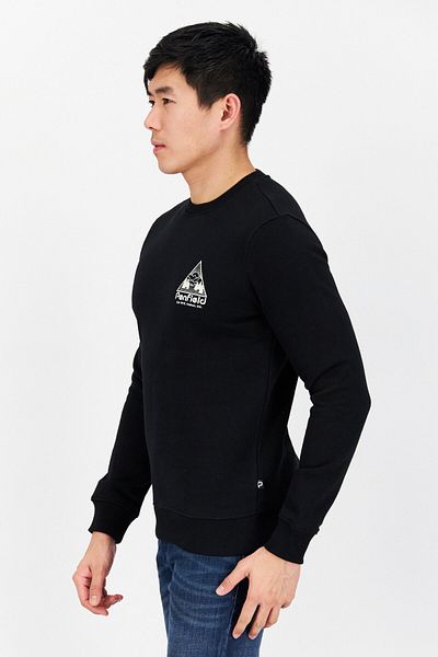 Penfield Men Crew Neck Long Sleeve Sweatshirt, Black