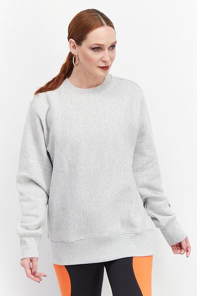 Champion Women Sportswear Fit Long Sleeve Outdoor Sweatshirt, Grey
