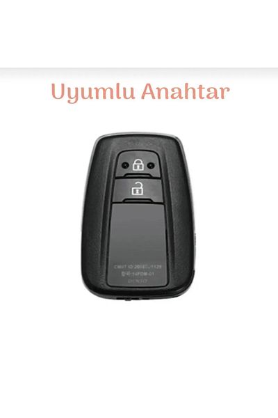 emii auto spare parts Toyota Old Case Camry Rav4 I Chr Corolla Land Cruiser Key Case Cover Black/Blue 2 Keys Model