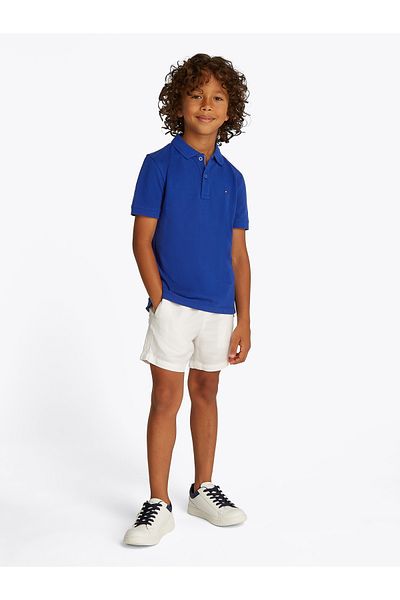 Tommy Hilfiger Tommy Hilfiger Boys Wedge Blue Flag Regular Polo T-Shirt