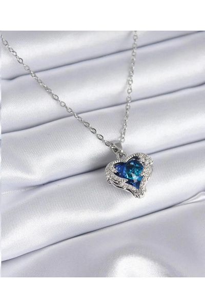 Nizal Home Sky Does Not Darken Necklace Steel Heart Form