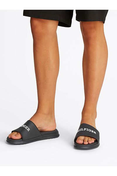 Tommy Hilfiger Tommy Hilfiger Men Black Dual Density Pool Slides