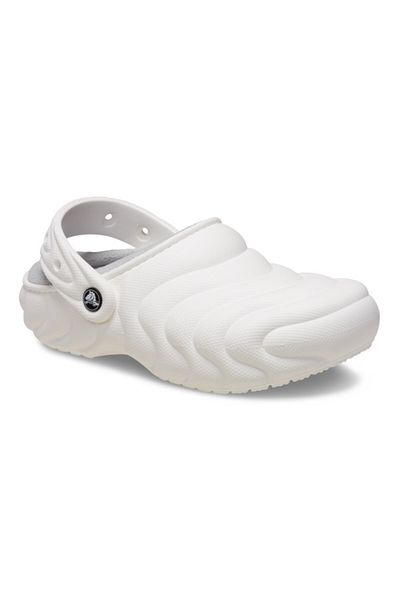 Crocs Saboți Crocs Classic Lined Overpuff Clog Alb - Alb 43-44 EU - M10/W12 US