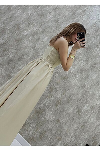 RAVİ Bej elbise