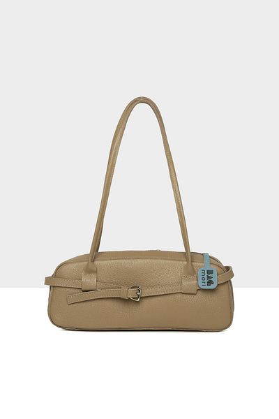 Bagmori Mink Women's Real Leather Belted Thin Strap Bag m 000008606