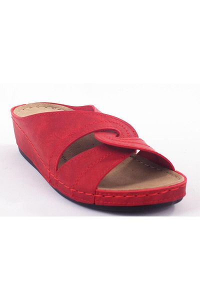 DAGOSTER Dza37-1816 Red Daily Orthopedic Women's Slippers