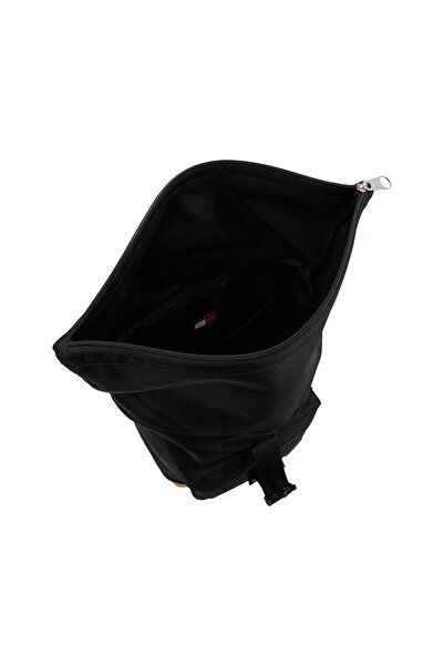 Tommy Hilfiger Tommy Hilfiger Men Black Essential Daily Rolltop Backpack
