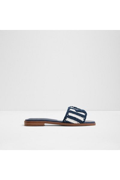 Aldo Blue Flat Sandals For Women