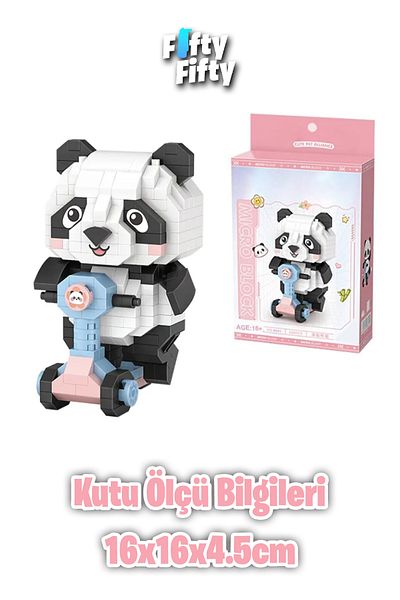 Vagonlife Loz Micro Block Series Panda 320 Pieces Toy Construction Set Fflz-8801