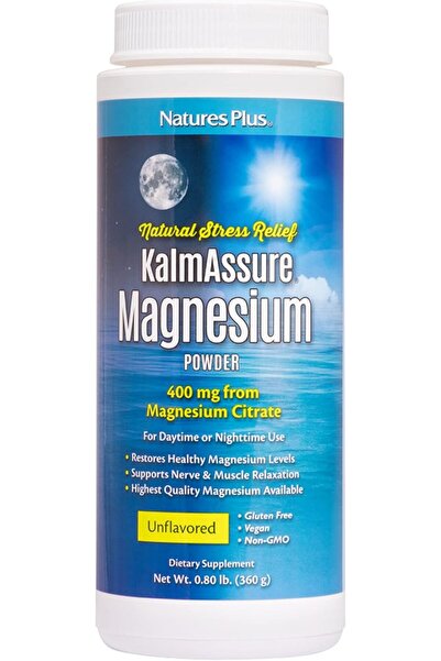 NaturesPlus Natures Plus Kalm Assure Magnesium Powder 420 Mg From Magnesium C...