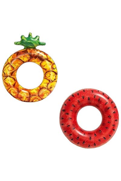 HobiDünyasıElif Colorful Pineapple Patterned Deniz Simit - 36121 - Pineapple (Lisinya)