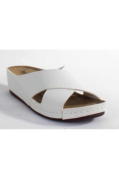 DAGOSTER Dza37-1802 White Daily Orthopedic Women's Slippers