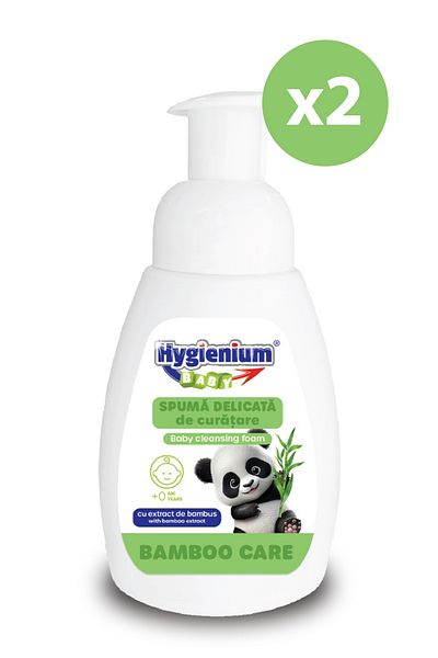 Hygienium BABY BAMBOO EXTRACT CLEANING MOUSSE, 250ML * 2