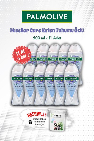Palmolive Micellar Care Flaxseed Extract 500 ml Shower Gel Buy 11 Pay 9 and Rosie