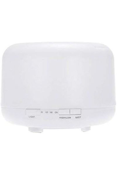 COOYA 7-Colour LED Light Lamp Aroma Diffuser Essential Oil Air Humidifier White 500ml