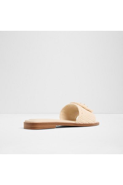 Aldo Beige Flat Sandals For Women