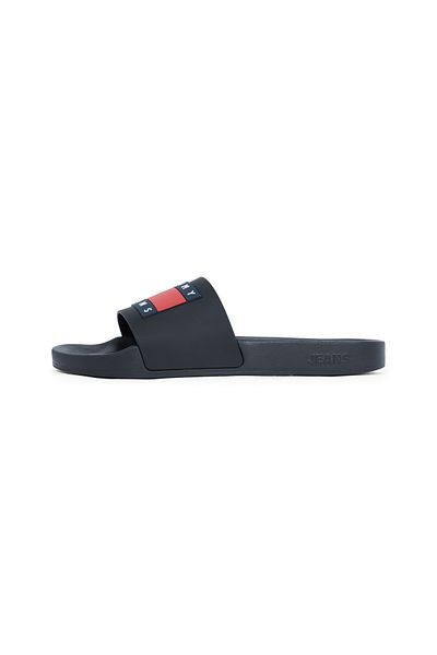 Tommy Hilfiger Tommy Hilfiger Women Black Tommy Jeans Flag Pool Slides