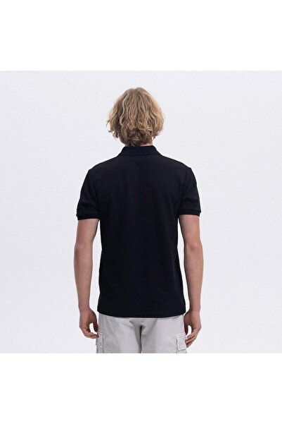 Ellesse EM493-BK Ανδρικό T-Shirt Polo Neck - Μαύρο