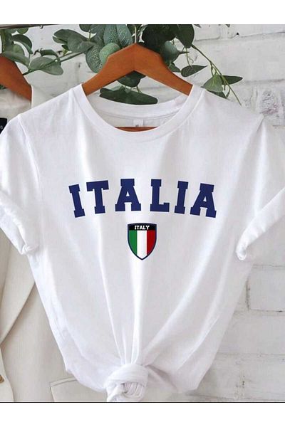 FAVORİST Μιξ εμπριμέ UNISEX SUMMER Βαμβακερό κοντομάνικο μπλουζάκι