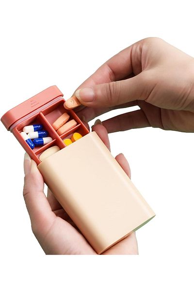 COOYA Weekly Pill Organizer, Portable Storage Pill, for Travel