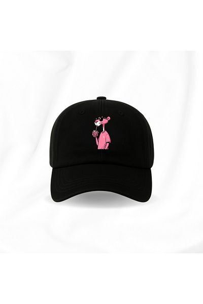 Touz Moda Washable Vintage Pink Panther Printed Unisex Hat
