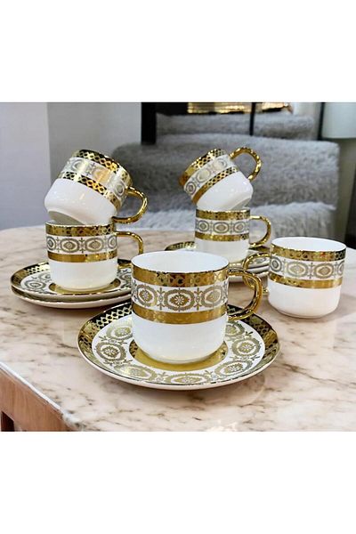 decovien Kosova 6 Persons Coffee Cup Set