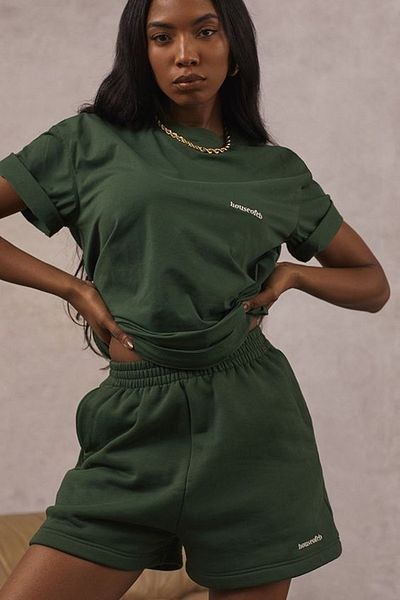 JANSO GROUP - Women Short Sleeve House Printed Large Size Cotton Oversize