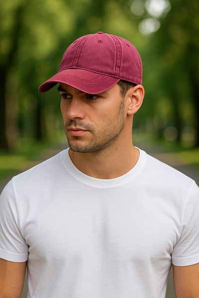 LAGRANZE Men's Premium Washed Cotton Hat - Adjustable Sports Cap