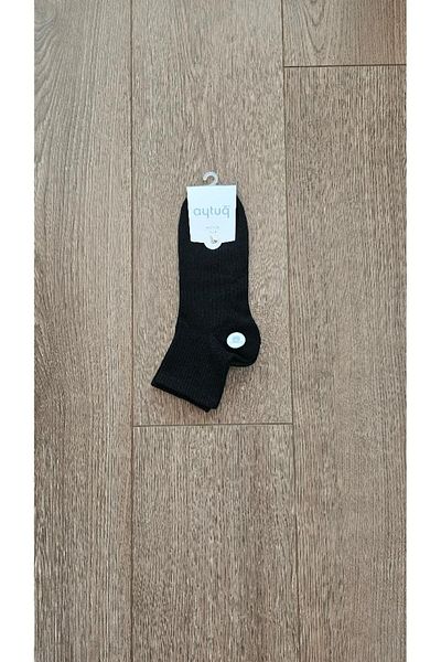 Aytuğ Дамски летни чорапи до глезена, 4 чифта (черни) - 31205-4-