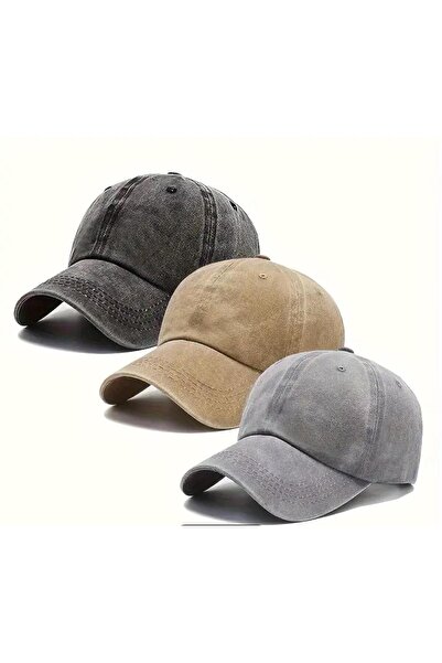 LAGRANZE Pălărie unisex cu aspect vintage 3 culori - șapcă din bumbac lavabil