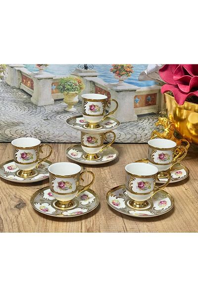 decovien Kosova 6 Persons Coffee Cup Set