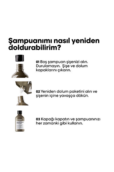 L'oreal Professionnel Absolut Repair Molecular Tüm Yıpranmış Saçlar İçin Arındırıcı Refill Şampuan 500ml