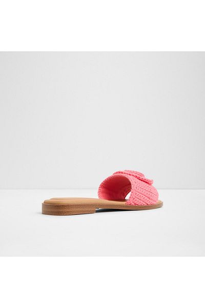 Aldo Light Pink Flat Sandals For Women
