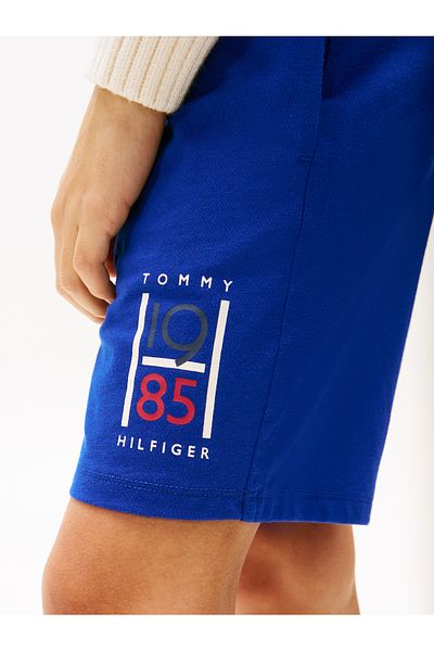 Tommy Hilfiger Tommy Hilfiger Boys Wedge Blue Graphic Sweat Shorts