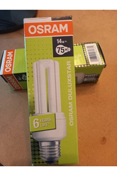 Osram E 27 14 Waat=75w Tasarruflu Ampul Gün Isıgodır