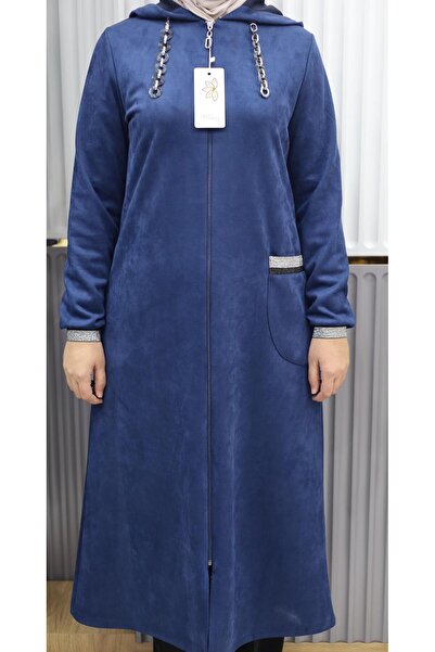 ELİF ERGÜN TEKSTİL solda cep detaylı süet