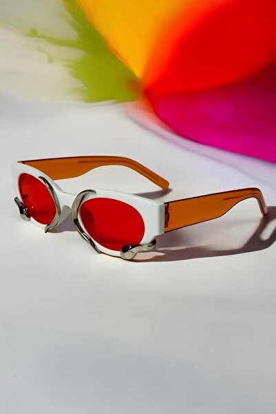 Eyesofia Millennium Unisex Orange Design Sunglasses