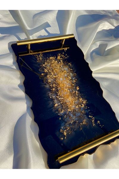 Home Handmade Resin Tray,Modern Epoxy Presentation,Decorative Resin Home Accessories,Personalized Tray