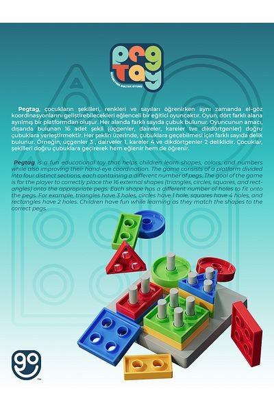 Go Toys Pag Tag Bultak Geometric Shapes Motor Skill Developer Educational Toy Baby Activity Toy