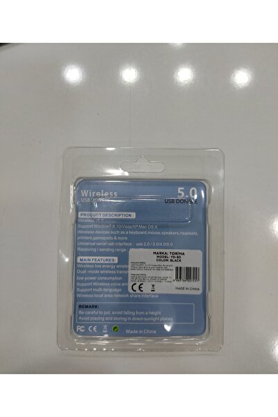Torima Bluetooth Dongle 5.0 Versiyon Uyumlu